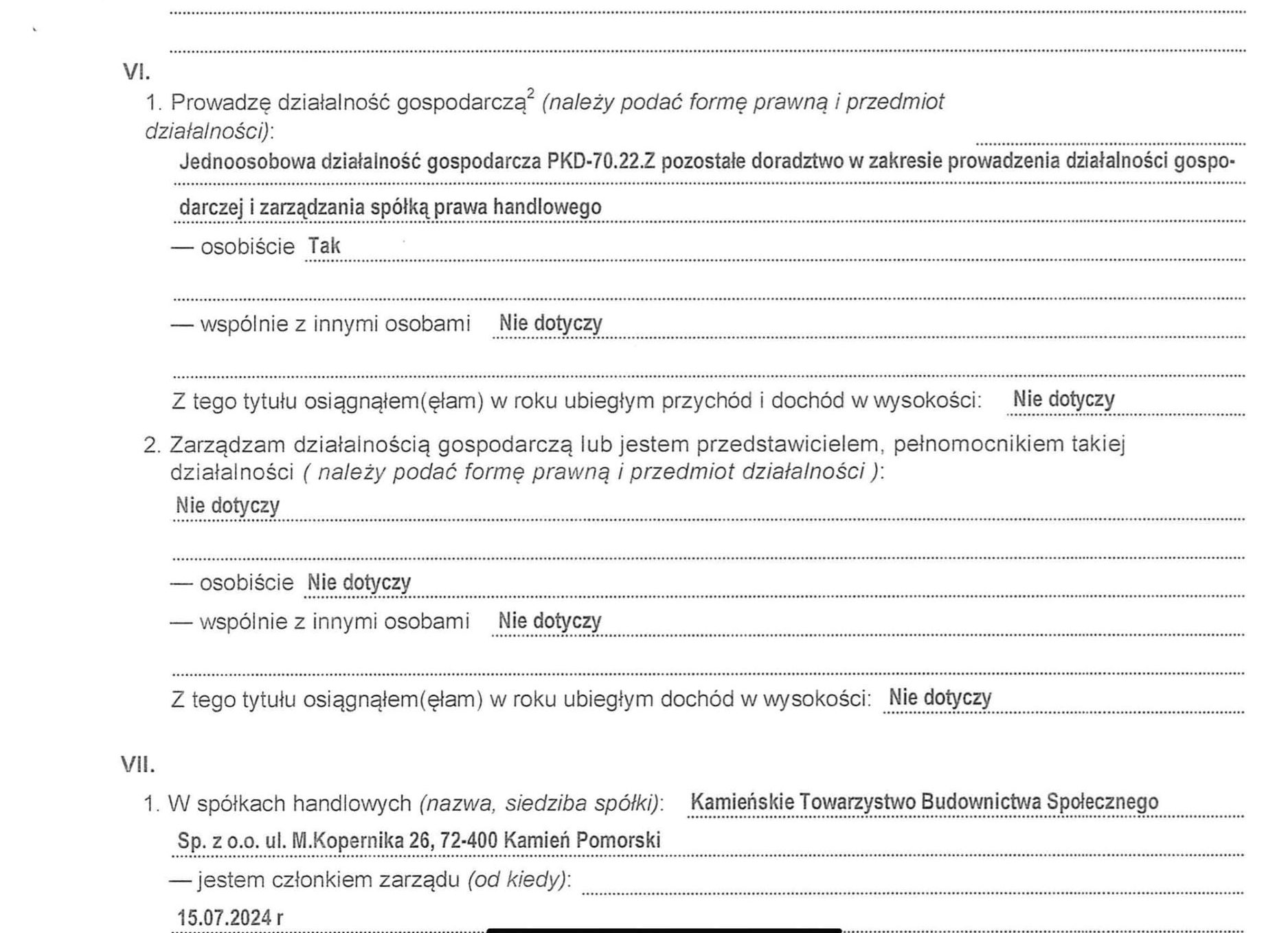 zarobki joanna kronenberg kamien pomorski