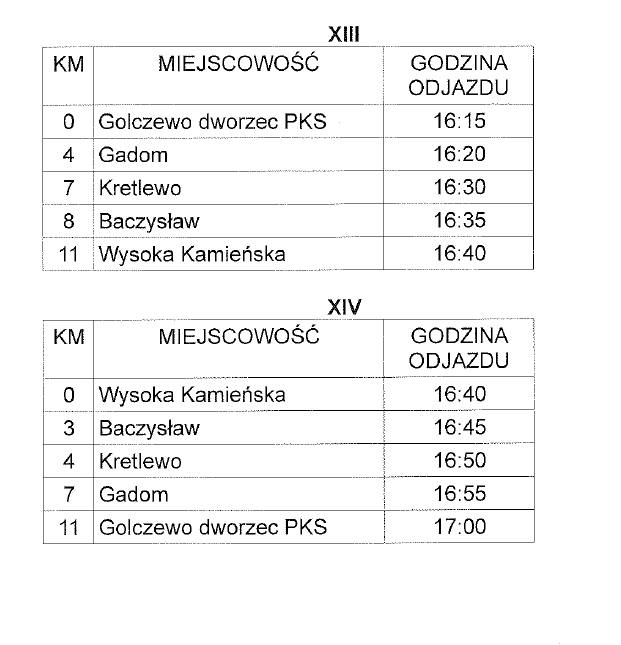 Nowe linie autobusowe połączą Golczewo, Gryfice i Wysoką Kamieńską