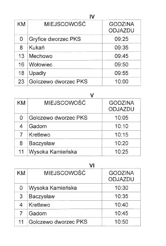 Nowe linie autobusowe połączą Golczewo, Gryfice i Wysoką Kamieńską