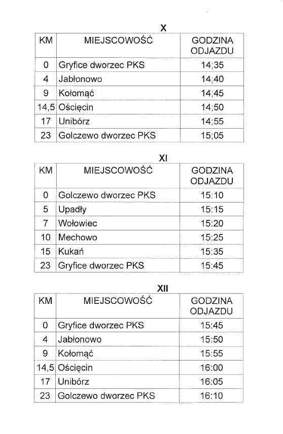 Nowe linie autobusowe połączą Golczewo, Gryfice i Wysoką Kamieńską