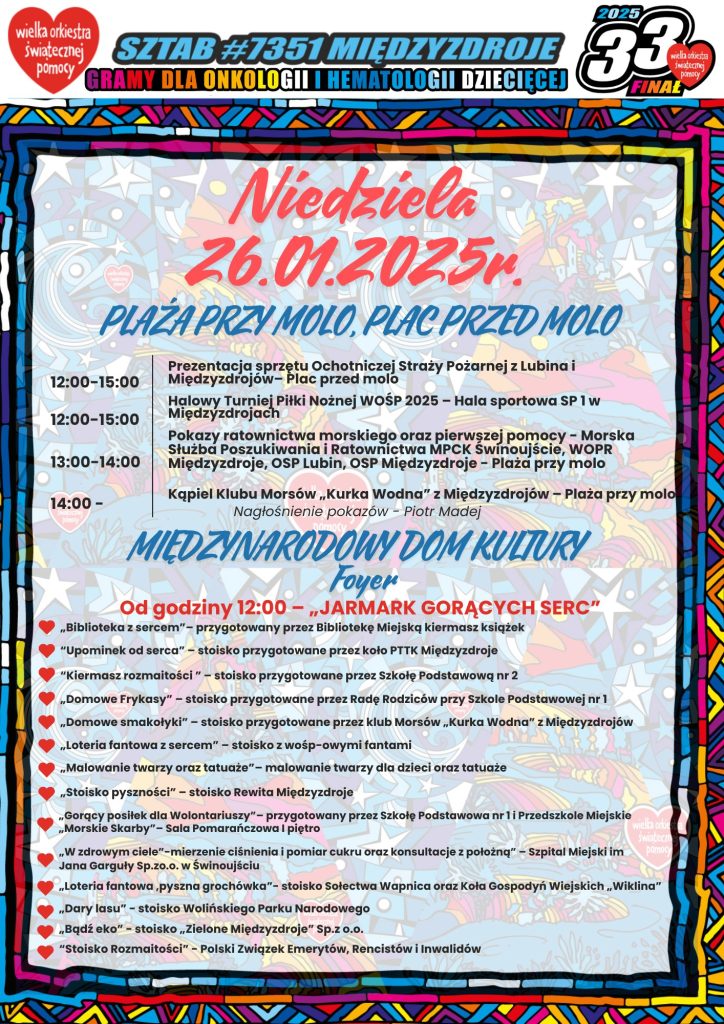 33 Finał WOŚP zobacz plany wydarzeń