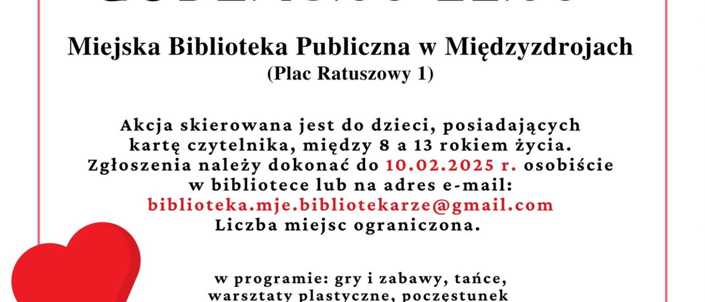 Noc Walentynkowa w międzyzdrojskiej bibliotece