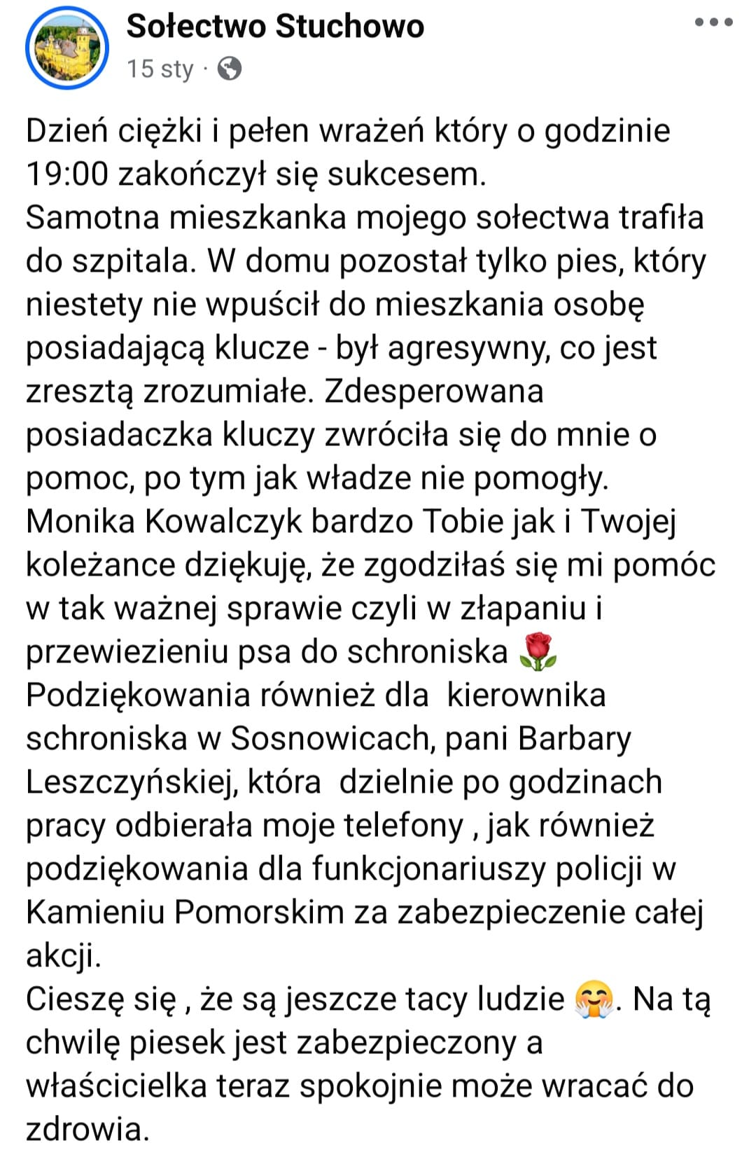 Radna Demkowska w trosce o zwierzęta i ich właścicieli