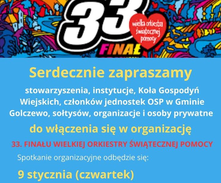 GOKiS spotkanie organizacyjne WOŚP