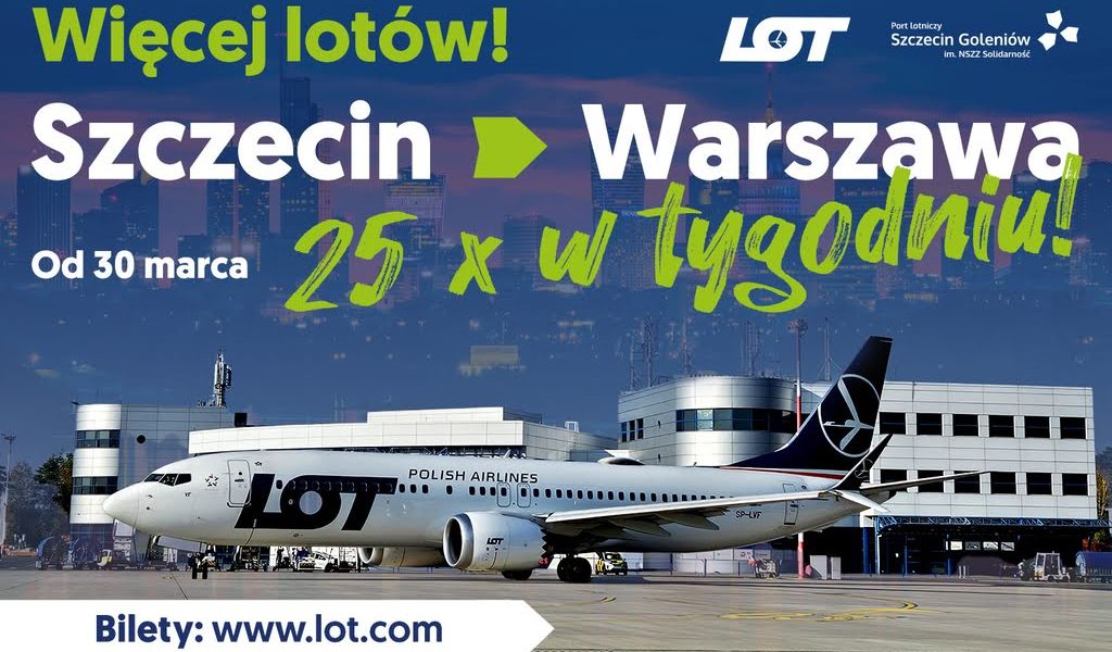 loty szczecin warszawa