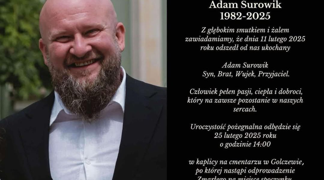 zmarł Adam Surowik