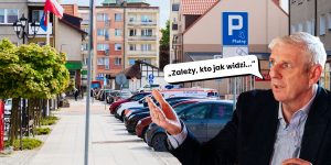 Droższe parkowanie przy ratuszu? Radny proponuje i rymuje, burmistrz opowiada anegdotę. Nagranie z sesji