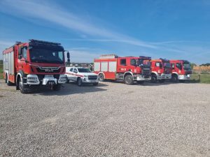 ćwiczenia straż pożarna wioska wikingów wolin