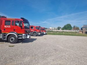 ćwiczenia straż pożarna wioska wikingów wolin