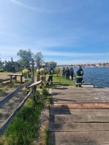 ćwiczenia straż pożarna wioska wikingów wolin