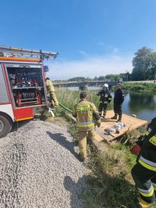 ćwiczenia straż pożarna wioska wikingów wolin