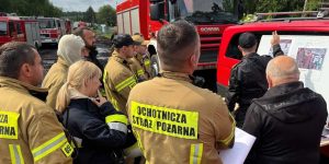 Ćwiczenia Plutonu Gaśniczego „KAMIEŃ” na terenie kopalni torfu Lasland — zobacz zdjęcia!