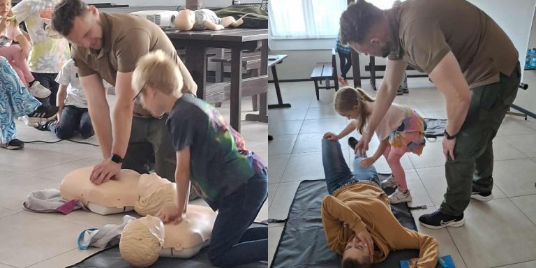Najmłodsi mieszkańcy Trzebieszewa uczyli się pierwszej pomocy