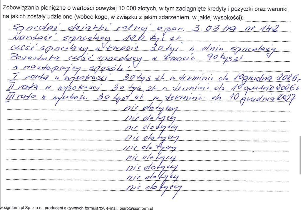 oświadczenia majątkowe radni kamień pomorski