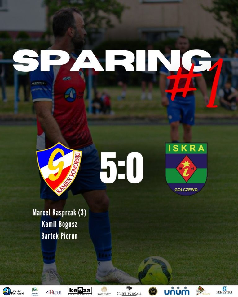 Hat-trick Marcela Kasprzaka. Gryf wygrywa z przytupem z Iskrą Golczewo