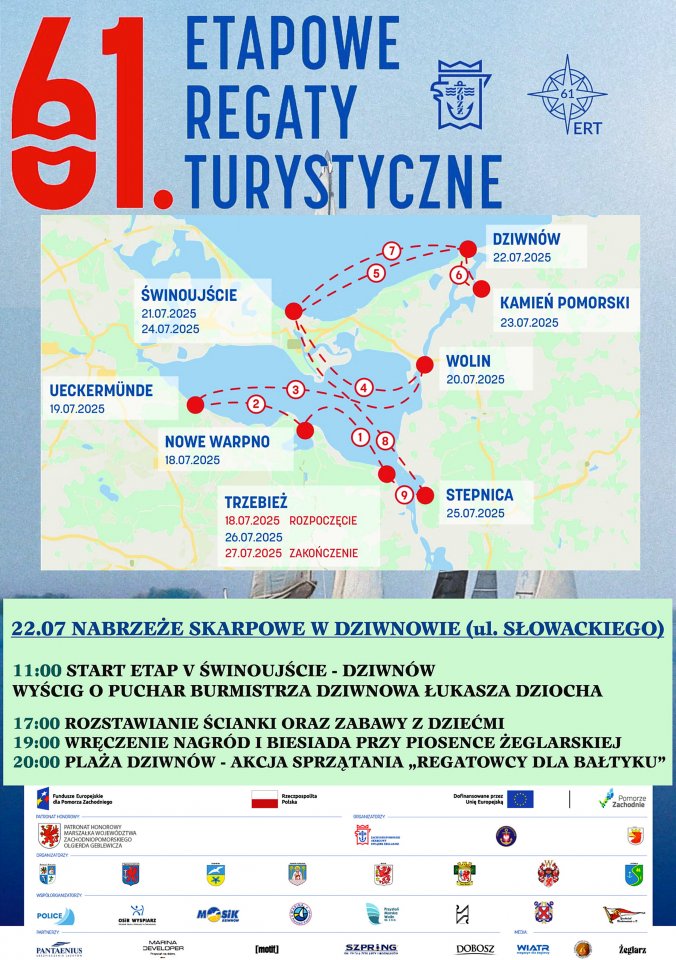 61. etapowe regaty turystyczne dziwnów