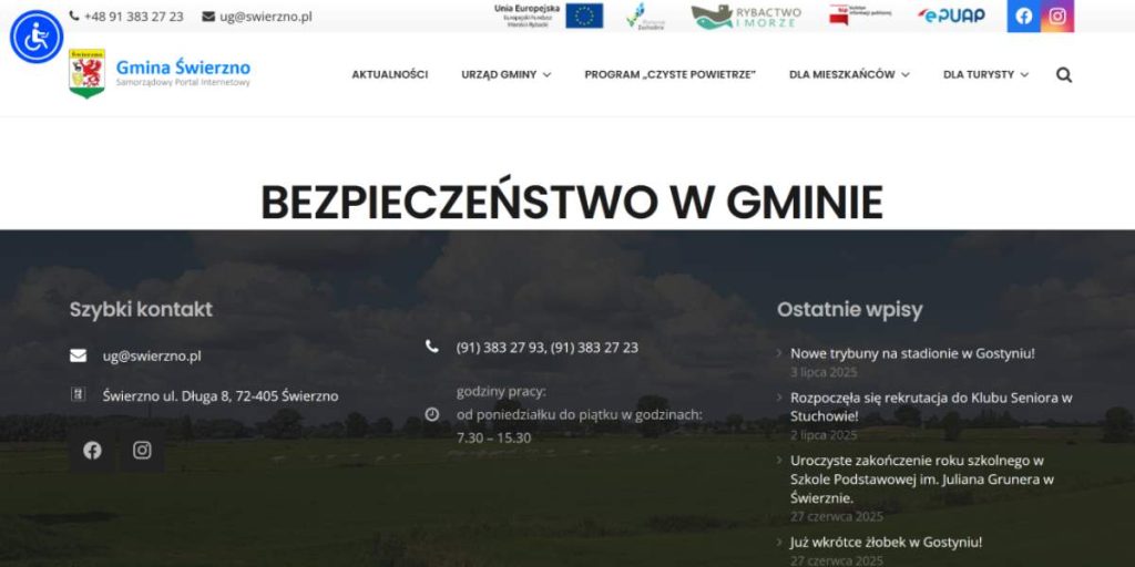 świerzno zarządzanie kryzysowe