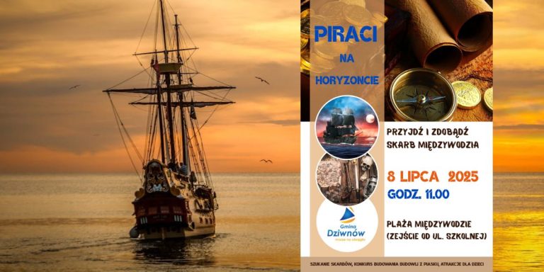 Piraci na horyzoncie! Poszukiwanie skarbów i inne pirackie atrakcje już 8 lipca w Międzywodziu
