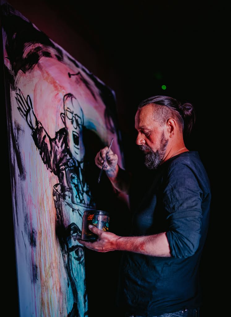 teatr obrazu na scenie nad dziwną