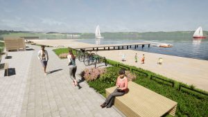 nowa plaża i kąpielisko w wolinie