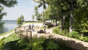 nowa plaża i kąpielisko w wolinie