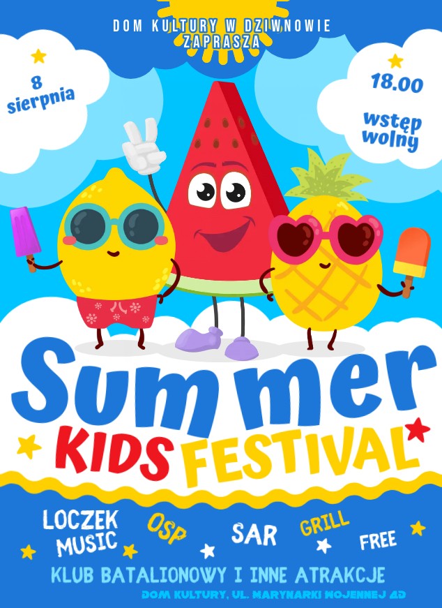 dziwnów harmonogram wydarzeń sierpień