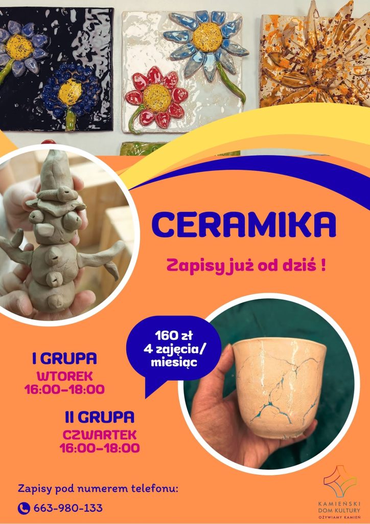 zajęcia plastyczne kamieński dom kultury