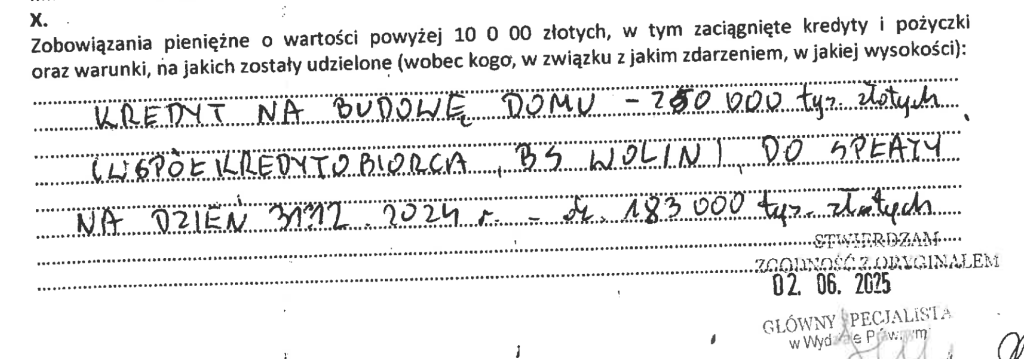 oświadczenia majątkowe radnych gminy wolin