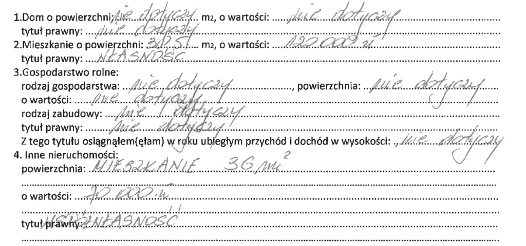 oświadczenia majątkowe radnych gminy wolin