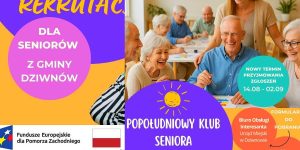 Rekrutacja do Popołudniowego Klubu Seniora w Dziwnowie przedłużona do 2 września