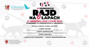 IX Sosnowicki Rajd na 6 Łapach — sport, integracja, pomoc zwierzakom!
