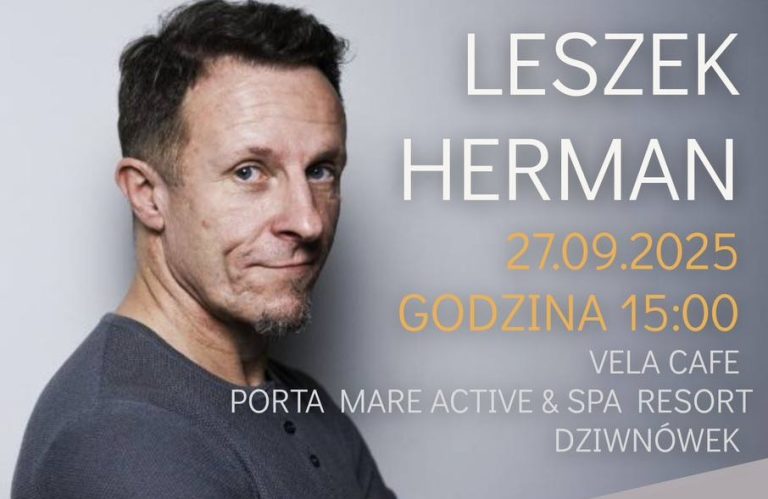 Spotkanie autorskie z Leszkiem Hermanem w Dziwnówku