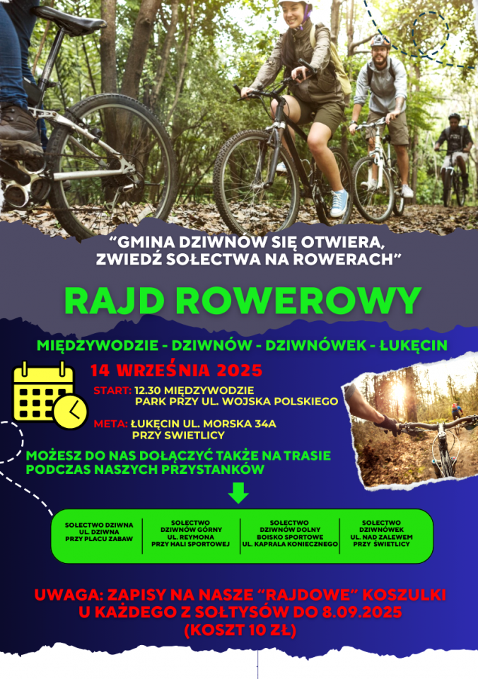 rajd rowerowy dziwnów