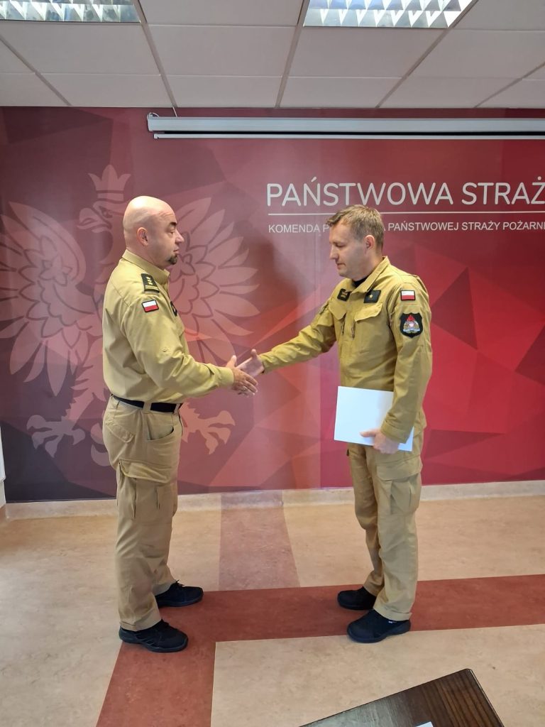 Mianowanie do służby stałej i nagrody jubileuszowe w PSP Kamień Pomorski