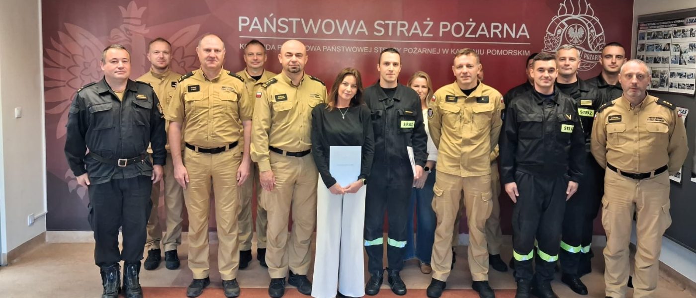 Mianowanie do służby stałej i nagrody jubileuszowe w PSP Kamień Pomorski