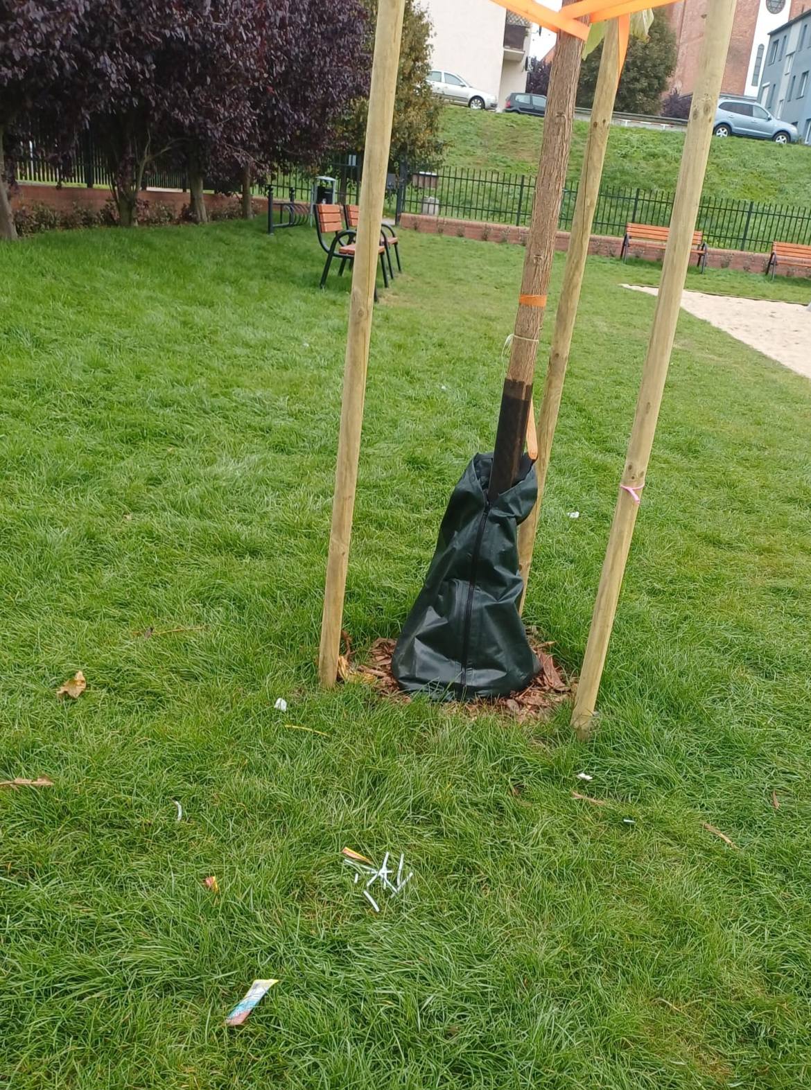 wandalizm plac zabaw wolin