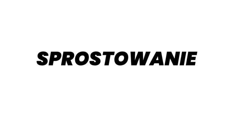 Sprostowanie