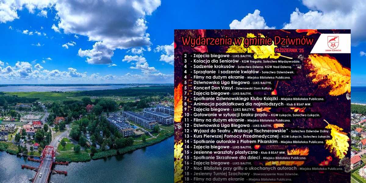 Październik bez jesiennej nudy! Harmonogram wydarzeń w gminie Dziwnów