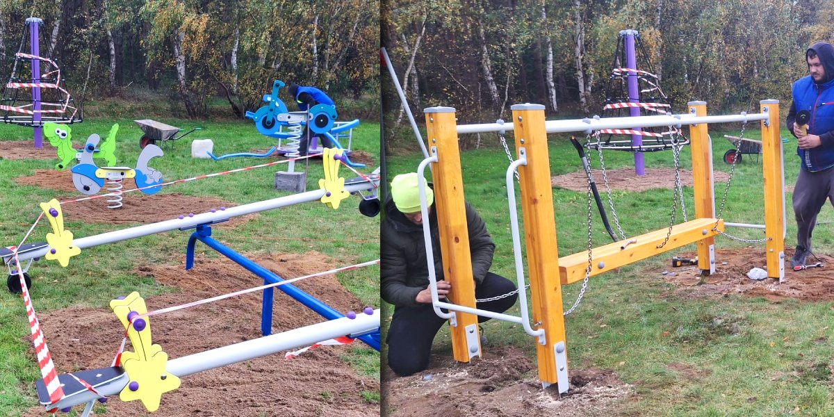 plac zabaw w trzebieszewie