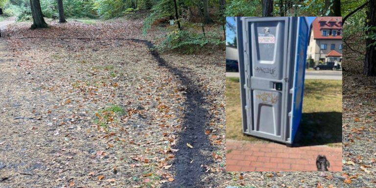 Zniknął Toi Toi z okolic plaży w Lubiewie. Mateusz Bobek apeluje o zwrot