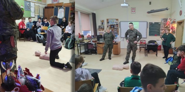 "Edukacja z wojskiem" w Szkole Podstawowej w Dziwnowie