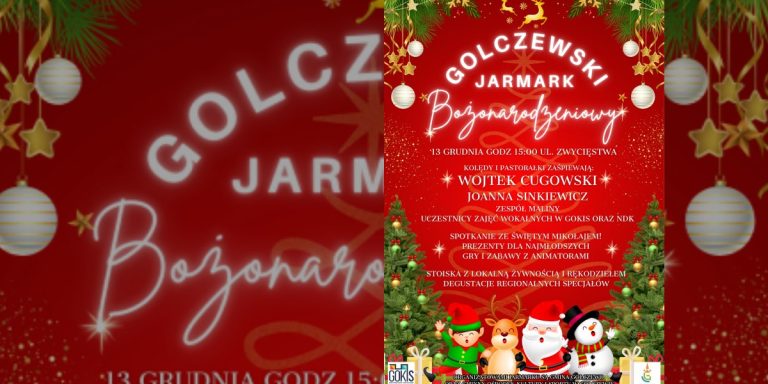 Golczewski Jarmark Bożonarodzeniowy już w sobotę! Zmiana organizacji ruchu