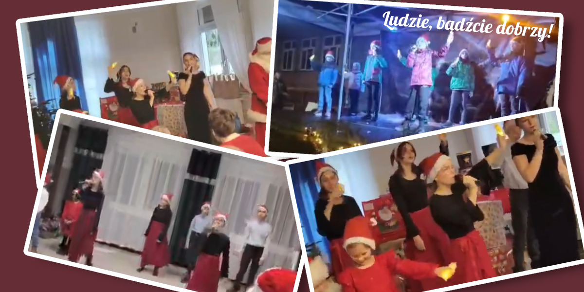 Rozśpiewany, świąteczny apel dzieci z Rodzinnego Domu dla Dzieci w Trzebieszewie!