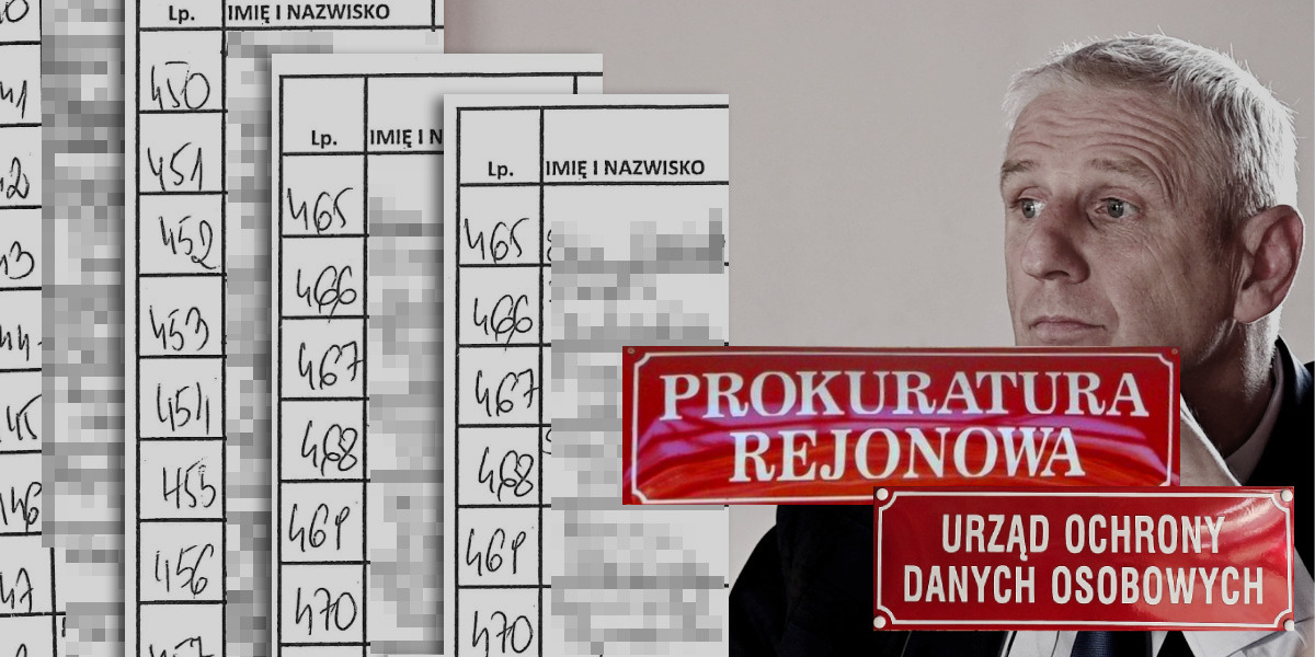 Prokuratura zawiadomiona o możliwości popełnienia przestępstwa. UODO analizuje sprawę ujawnienia danych 500 osób
