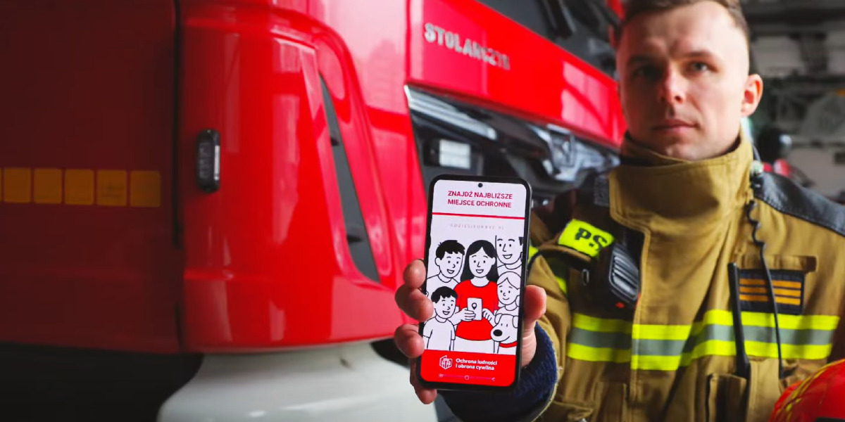 Znajdź najbliższy schron w kilka sekund! PSP informuje o starcie nowego serwisu