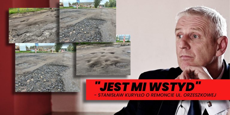 "Jest mi wstyd" - Stanisław Kuryłło o ul. Orzeszkowej. Radni debatowali o złamanych kończynach, zepsutych samochodach i bucie wykonawcy